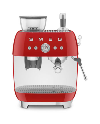 Smeg Manual con Molino - Rojo